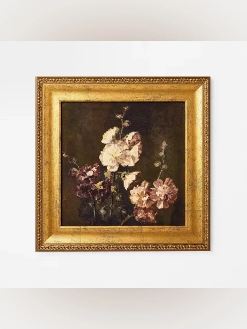 Floral Framed Wall Art Gold - Threshold™ designed with Studio McGee